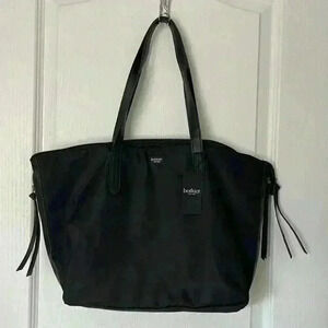 Botkier New York Black zippered tote NWT